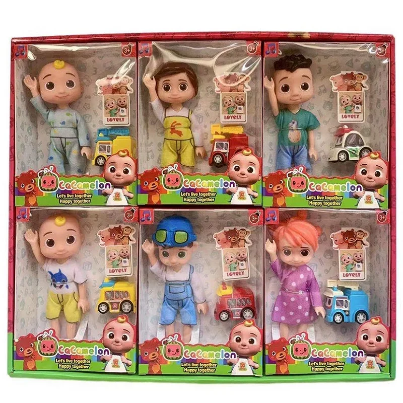 Кукла Cocomelonjojo экшн-фигурка автомобиля игрушка набор моделей кукол из ПВХ медведь