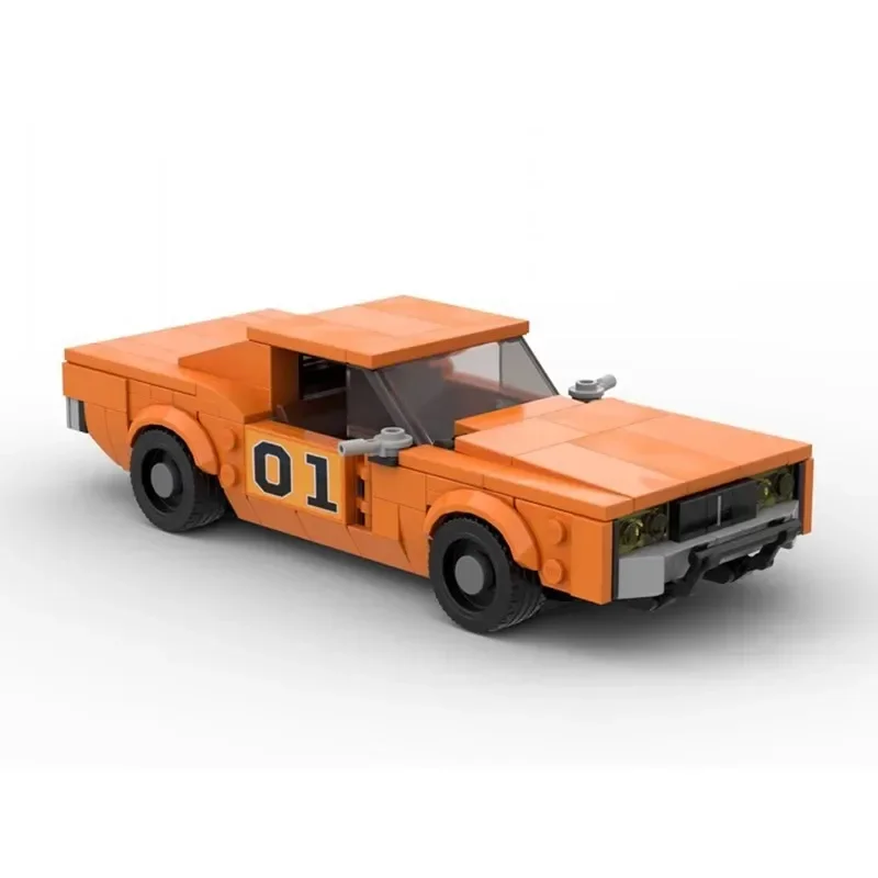 MOC-60391Speed Series General Lee Гоночный автомобиль Строительные блоки City Champion Гоночная