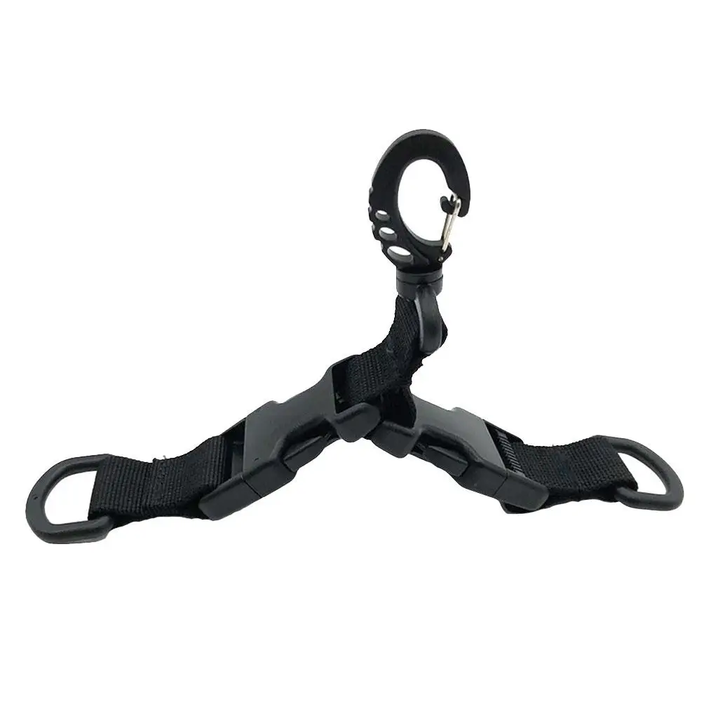 

Nylon Bags Webbing Strap Buckle Belt Clip Swivel Snap Hook Carabiner Side