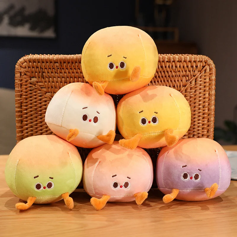 

1PC 10CM Cartoon Steamed Buns Pendent Cute Bag Decro Chinese Bread Coloured Ornament Little Gifts For Kids