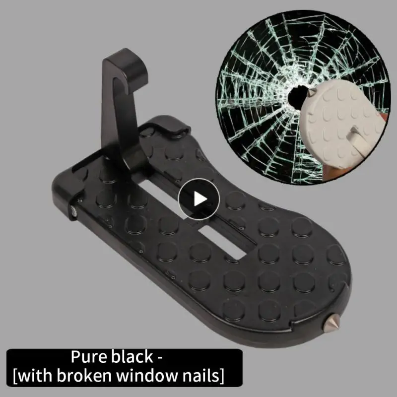 

Car Assist Pedal Anti-slip Universal Auxiliary Foot Pedal Aluminium Alloy Foldable Car Door Step Car Accessories Door Pedals