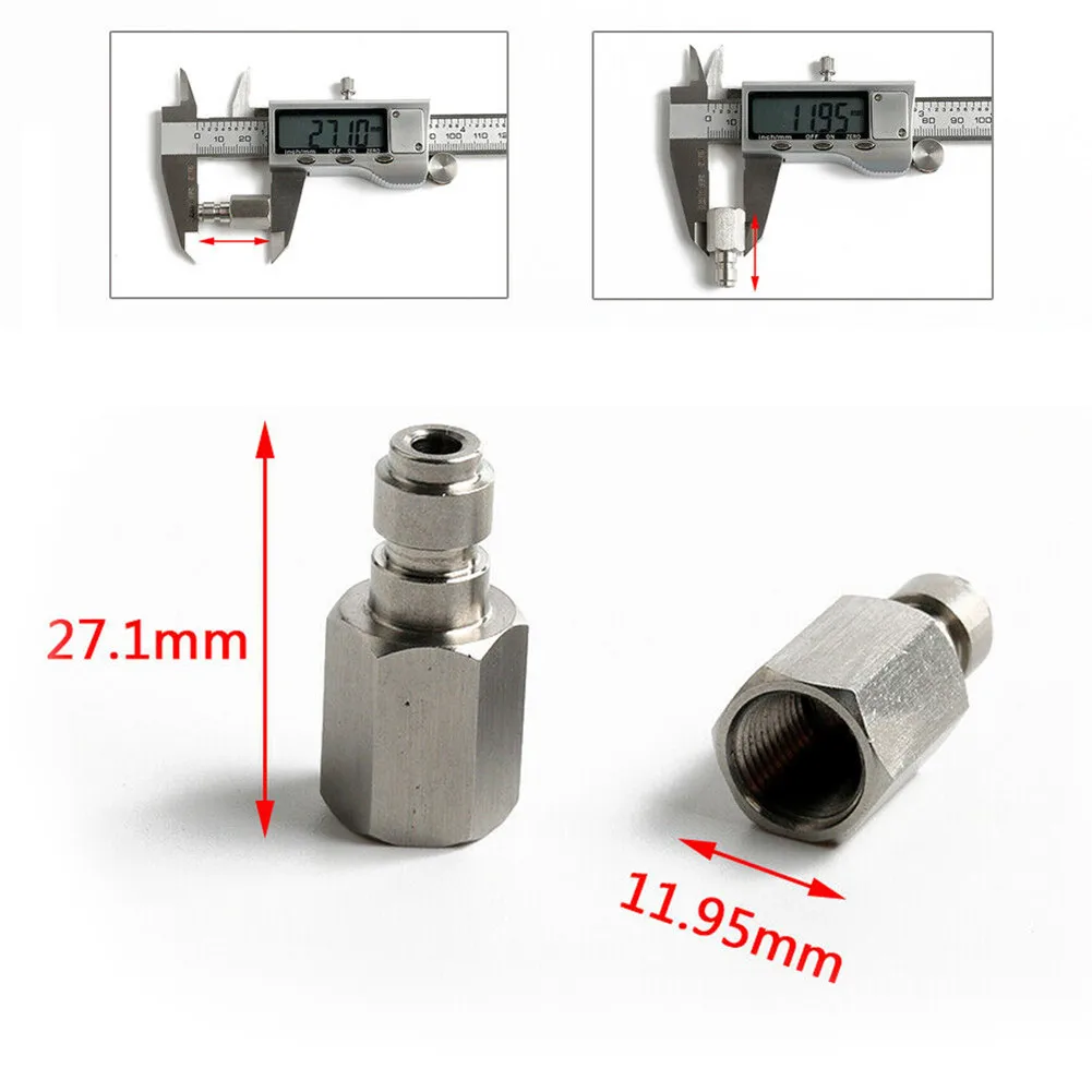 Переходник с наружной резьбой для быстрого подключения размер 8 мм конец