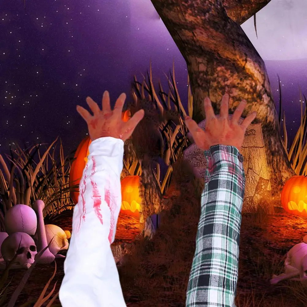 

Поддельные реквизиты для рук, безопасная имитация рук, яркие украшения, креативные реквизиты для хэллоуивечерние НКИ