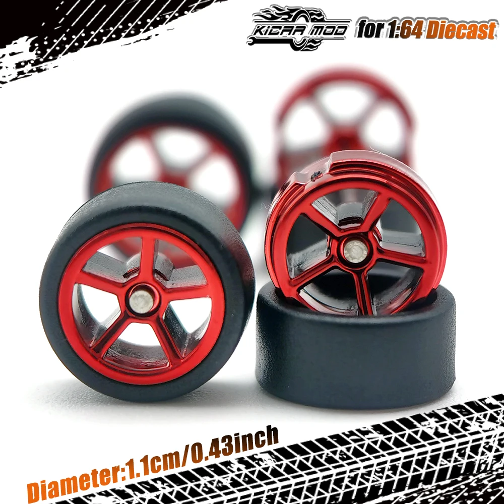 Цветные гальванические колеса премиум-класса с резиновыми гладкими шинами для Hot