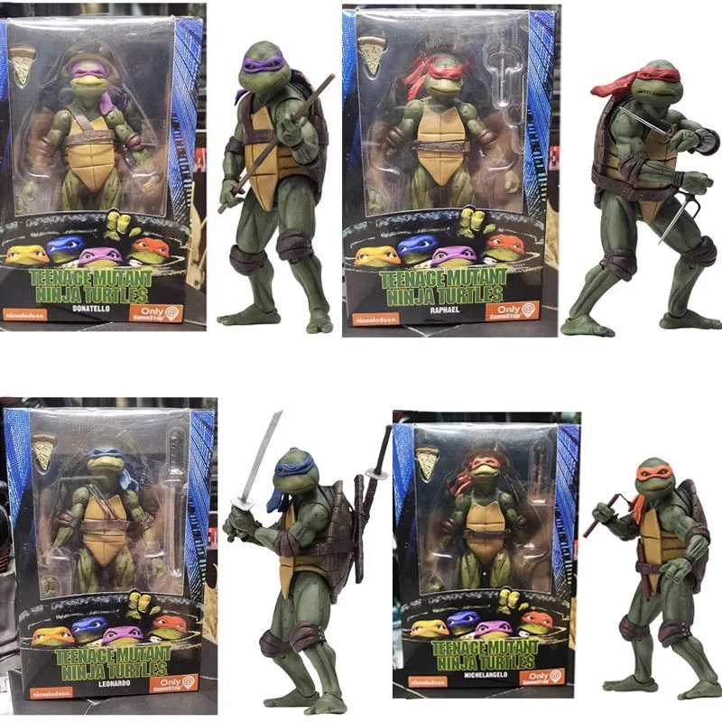 

Teenage Mutant Ninja Turtles Cinematic Action Figure Leonardo Da Vinci Raphael Michelangelo Figure Model Collectible Ornaments