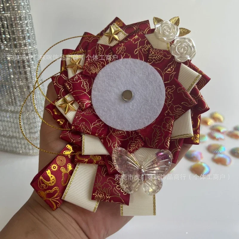 

1 комплект, новый держатель для бейджа в стиле аниме, 58 мм, сумка Ita в форме звезды, фланец, подставка для брошей, булавок, аксессуар для коллекции