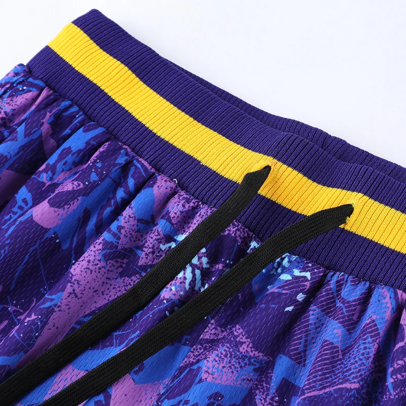 Basketball Pockets Shorts Outdoor Men Sporting Beaching Bottoms 3D Print Traning Bodybuilding Breathable Gym Running Short