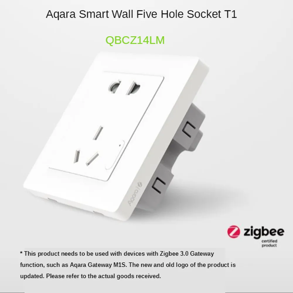 

Умная настенная розетка Aqara, Рабочая поверхность T1, работает с приложением Apple Homekit, дистанционное Голосовое управление, статистики электрич...