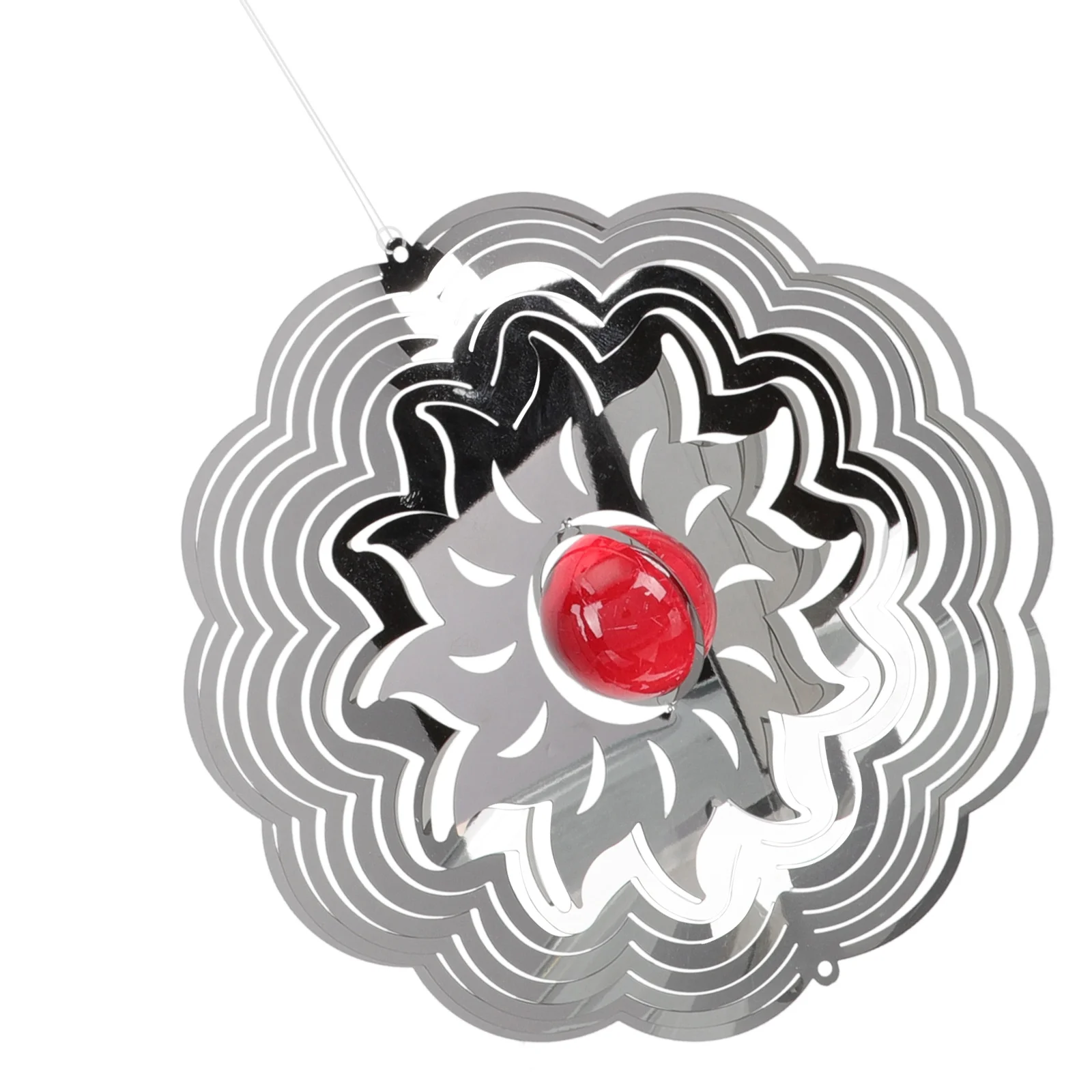 

Wind Metal Garden Yard Hanging Bird Decorative Figures Hardy Laurel 3D Deterrent Windspinner Device Stainless Steel Rainbow