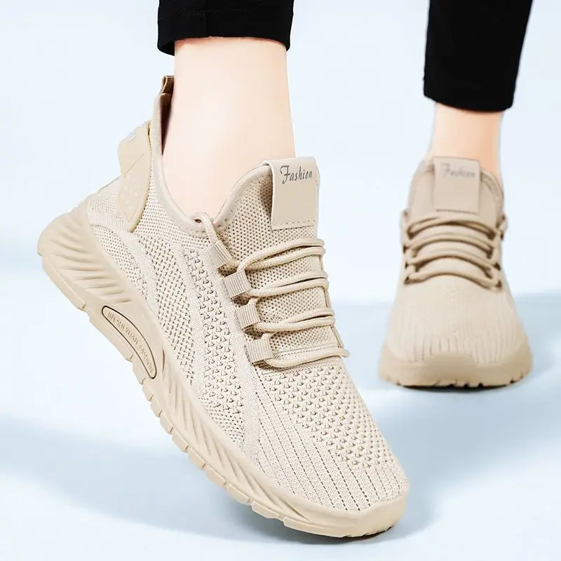 

Autumn Women's Runnning Sneakers Platform Breathable Female Luxury Sports Tennis Shoes Ballet Flats