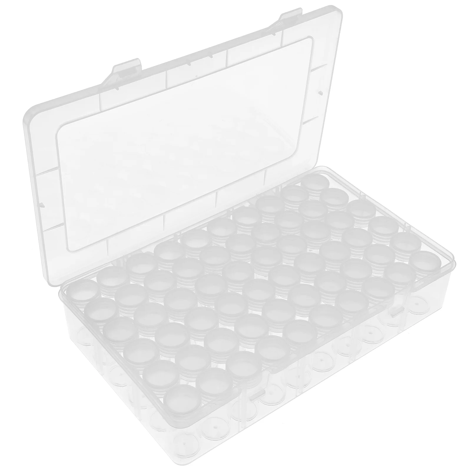 

Transparent Storage Box Containers Clay Seed Diamond Drawing Labels Stickers Small Organizer Plastic Seeds Tab