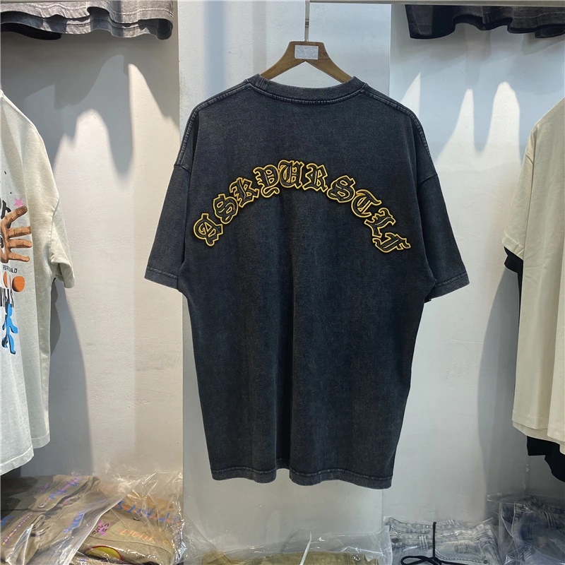 Футболка с вышивкой Askyurself для мужчин и женщин модная тенниска короткими рукавами