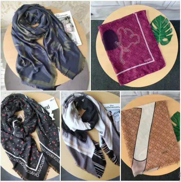 Женский шарф с принтом