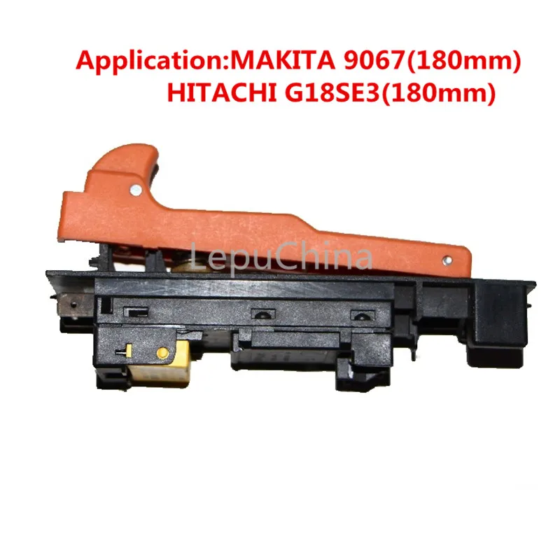 

AC220V Switch For Makita 9067/ Hitachi G18SE3 Angle Grinder 180mm Repair High Quality Application for original tool