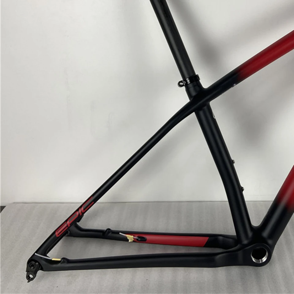 

Black Red 29Er EPIC Carbon MTB Frames Disc Mountain Bicycle Frameset Disk 148x12mm Axle Ship by XDB DPD UPS for EU