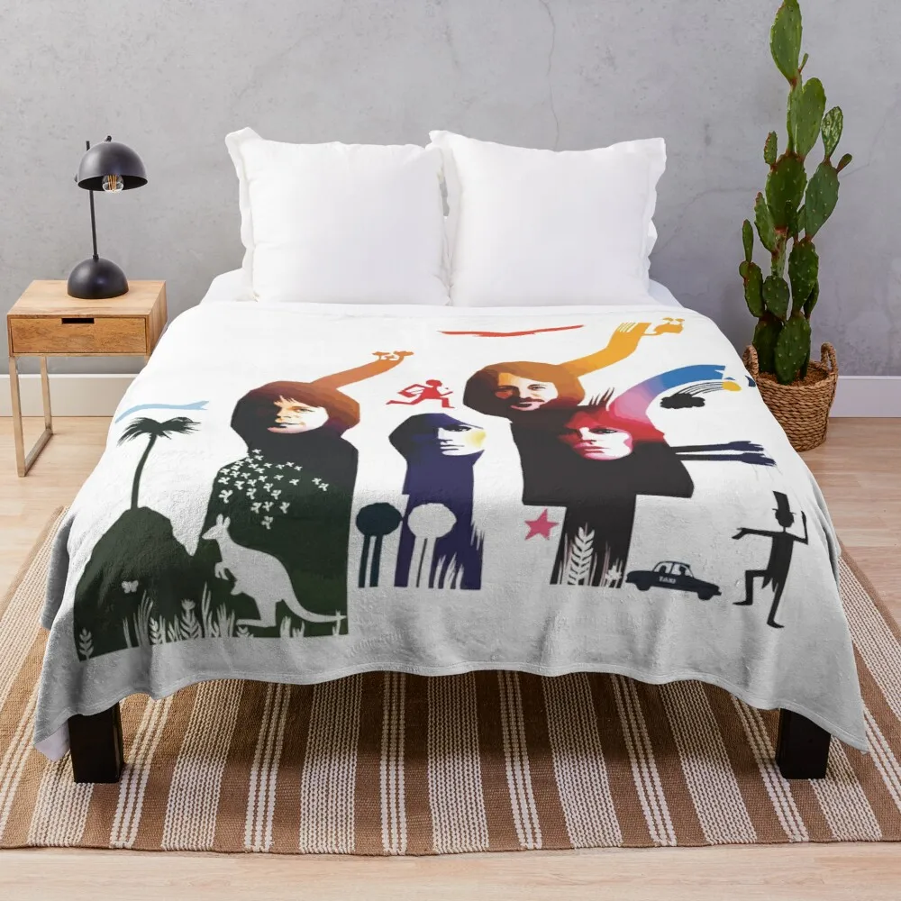 

Semilire angin ono ring wayah beng Throw Blanket fur blanket