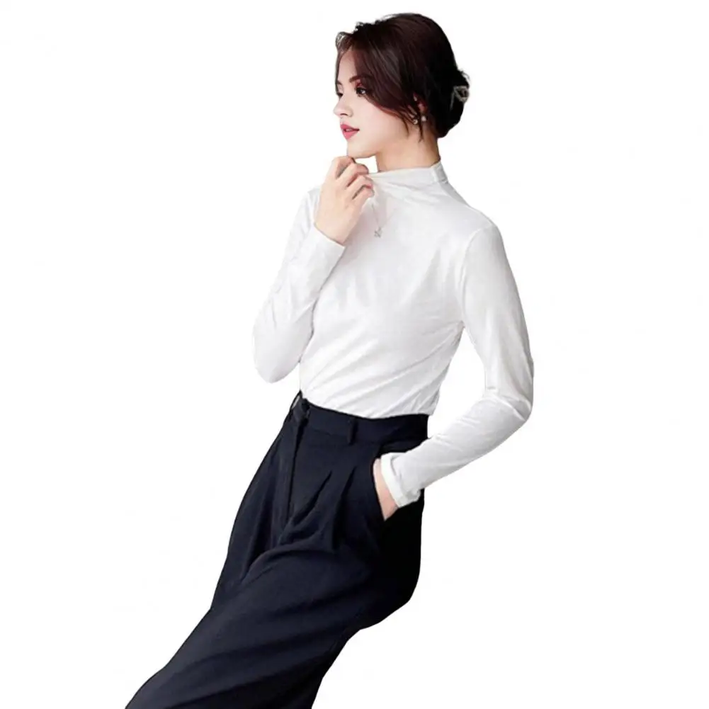 Осень 2024 Базовая рубашка из модала женское нижнее белье Топ с длинным рукавом и