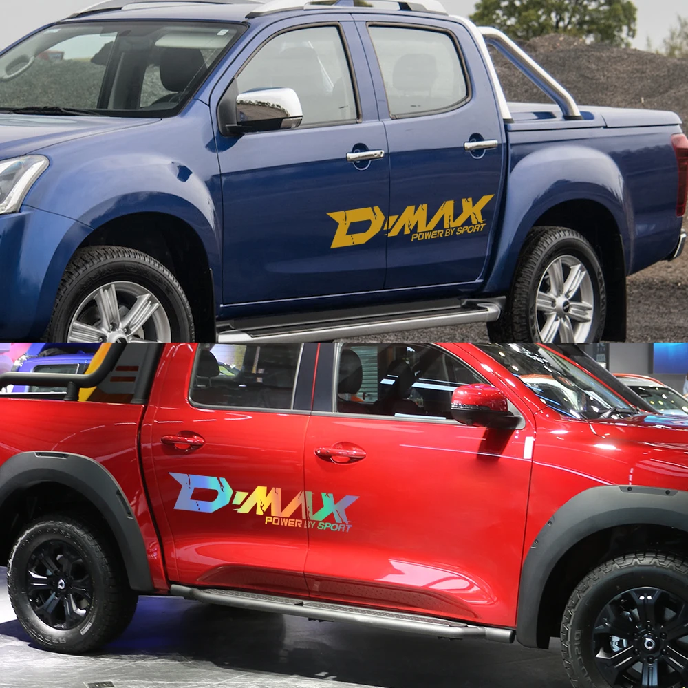 Наклейки для пикапа Isuzu Dmax D Max автомобильные боковые двери виниловые наклейки с