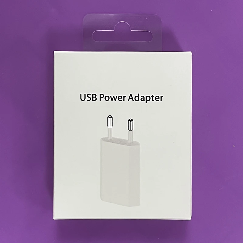 

40 шт./лот A1400 высококачественное настенное зарядное устройство адаптер питания США ЕС 5 Вт USB для 11 Pro 7 8 Plus XR XS MAX зарядные устройства с коробкой