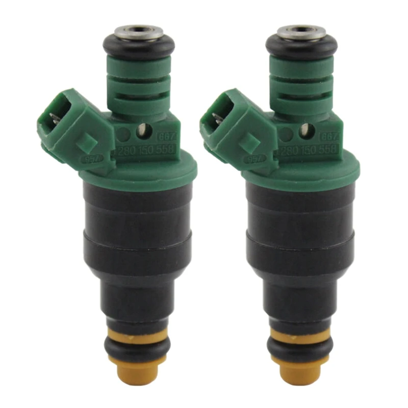 

2X Fuel Injector For BMW Volvo Frod Ev1 0280150558 440Cc/Min Turbo 42 Lb/Hr