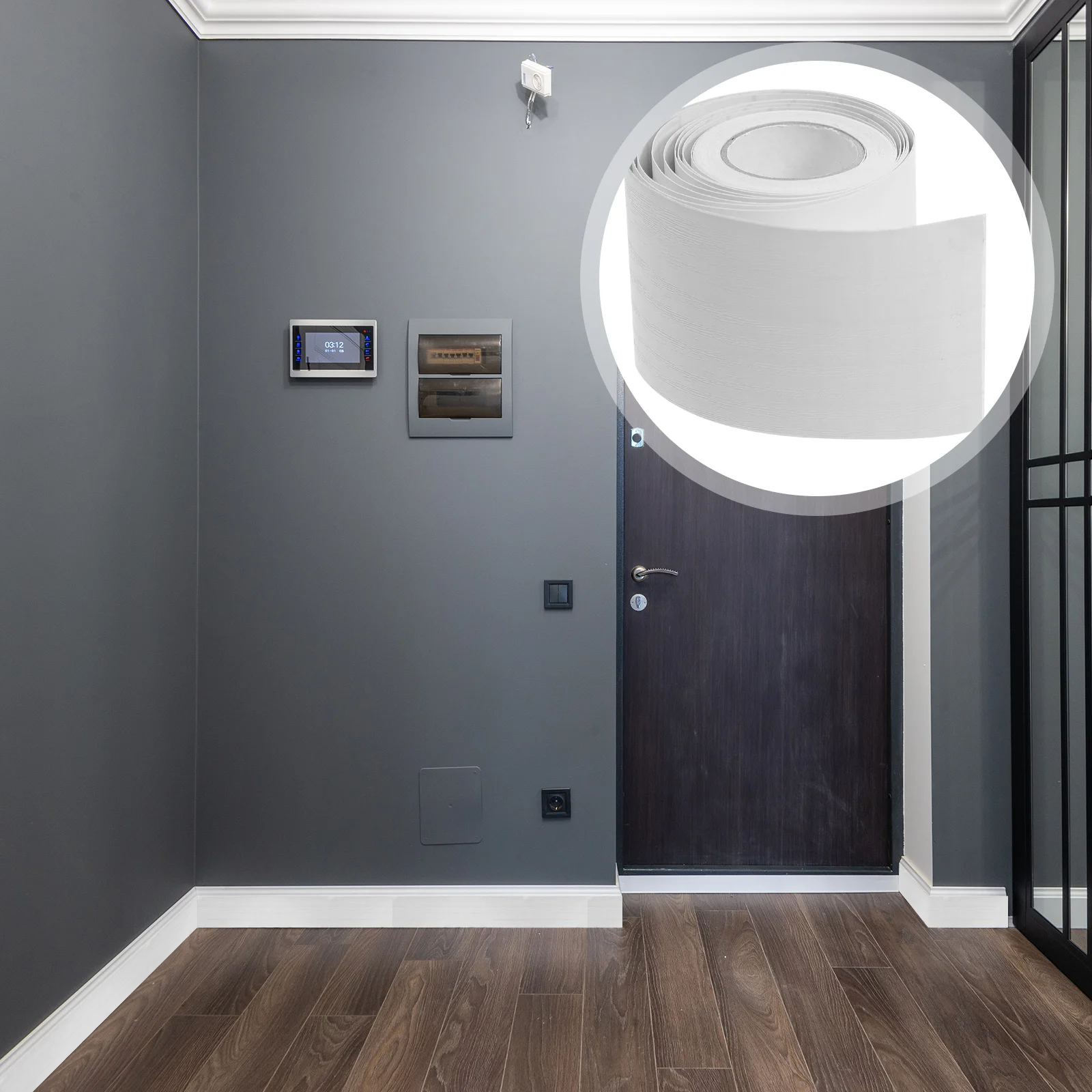 Полоски Самоклеящаяся плинтусная клейкая лента Наклейки для украшения стен