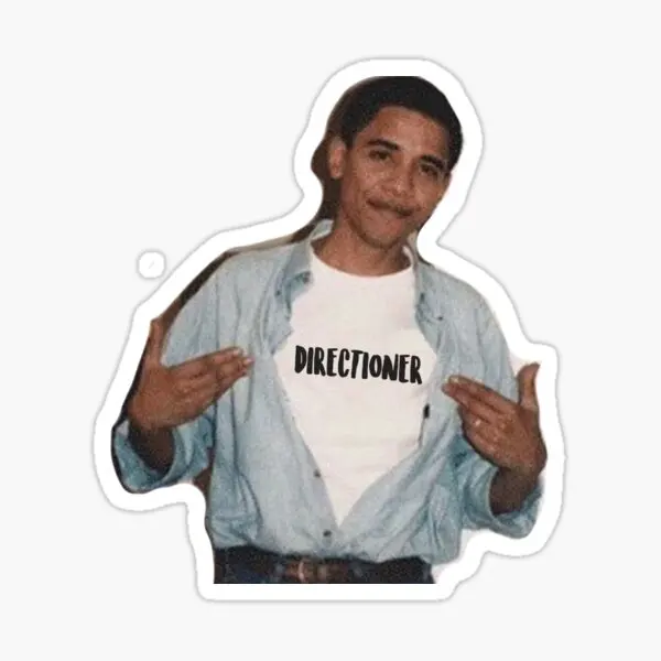 

Obama The Directioner Transparent 5PCS Stickers for Living Room Art Car Print Wall Cute Funny Decor Kid Water Bottles Home