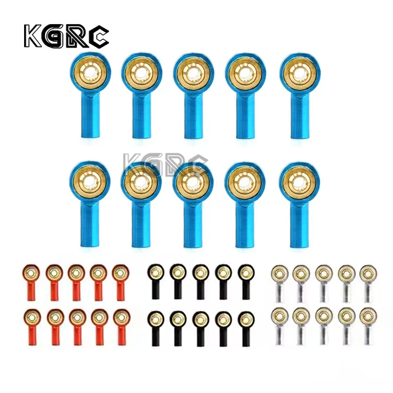 

10pcs Metal M2 Link Tie Rod End Ball Joint Buckle Steering Pushrod Tie Rod End for RC Car Boat Upgrade Parts