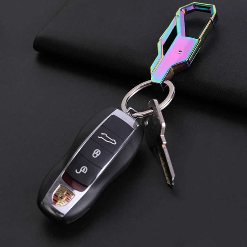 Нож с ремнем из нержавеющей стали подвесной брелок для ключей на талию