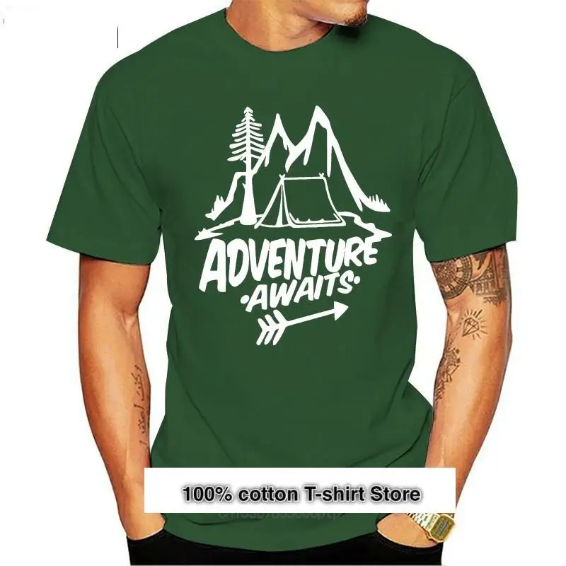 

Camiseta de viaje para hombre y niño, camiseta de viaje de senderismo y montaña