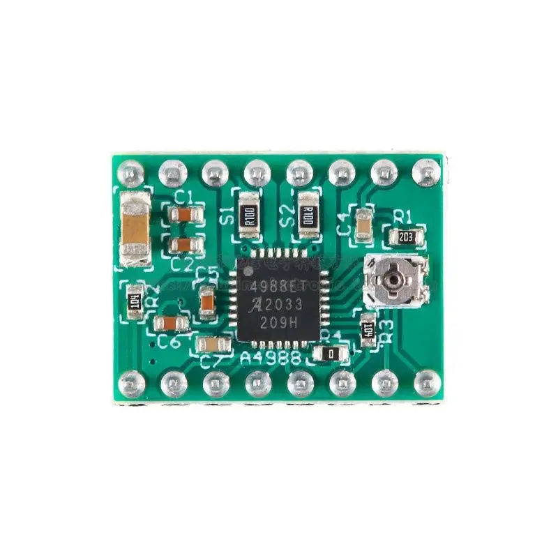 

Оригинальный чип A4988 привод шагового двигателя 3D Печатный reprap теплоотвод