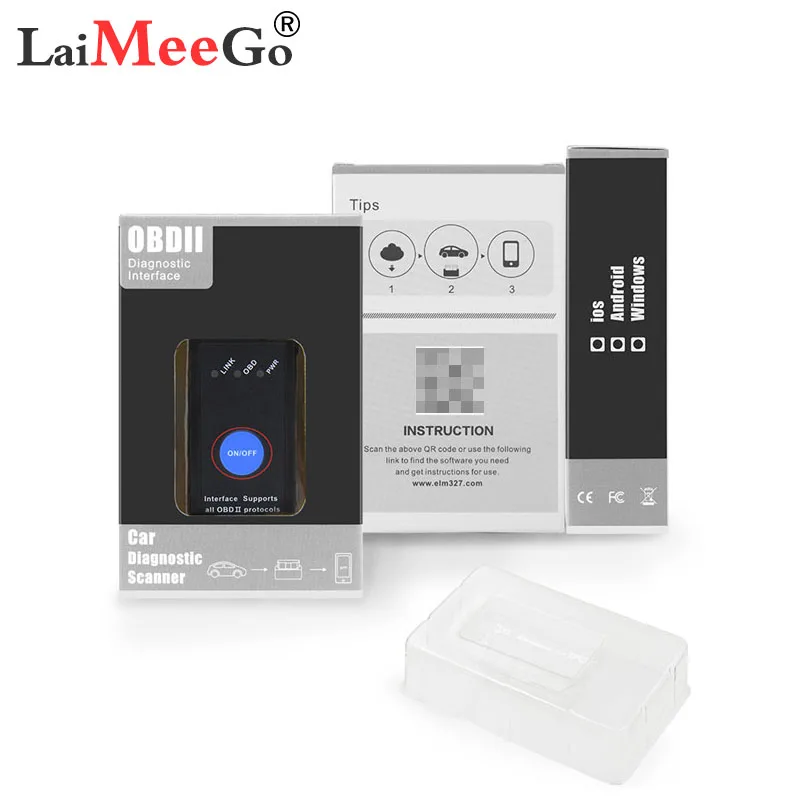 

Mini ELM 327 Bluetooth 4.0 with Power Switch ELM327 V1.5 OBD2 Auto Scanner Adapter For IOS Android Car Diagnostic Scan Tool