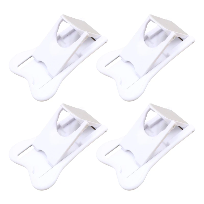 

4 Pcs Baby ABS Anti-pinch Safety Door Locks Mobile Window Lock Newborn Finger Protector Sliding Lock Child for PROTECTION
