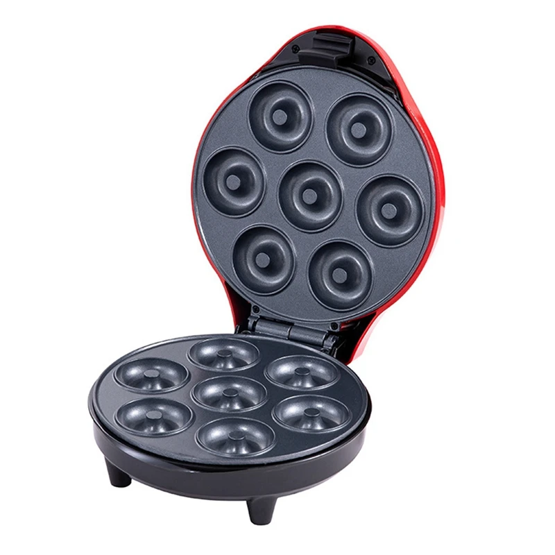 

Mini Donut Maker Machine For Kid-Friendly Breakfast, Snacks, Desserts & More With Non-Stick Surface