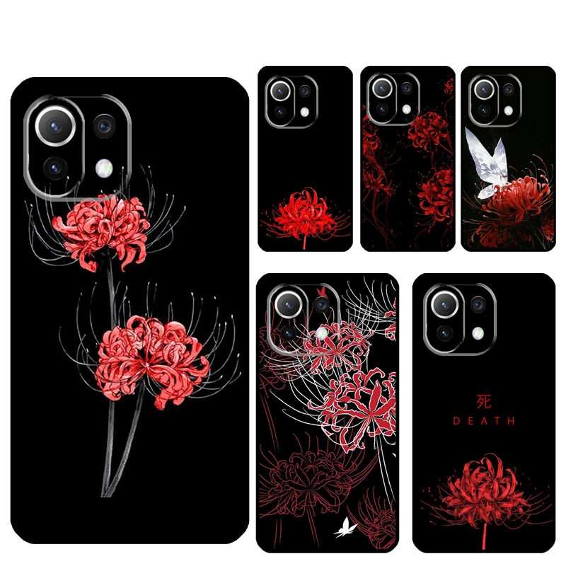 Чехол Lycoris Radiata Flower Cover для Xiaomi 11T 12T 13T 14T Pro 13 14 15 Ultra POCO X7 X6 X3 X5 F5 F6 M6