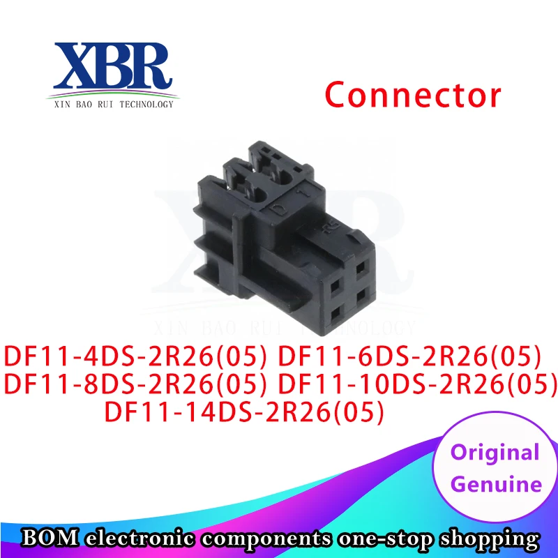 100 pieces DF11-4DS-2R26(05) DF11-6DS-2R26(05) DF11-8DS-2R26(05) DF11-10DS-2R26(05) DF11-14DS-2R26(05) Connector