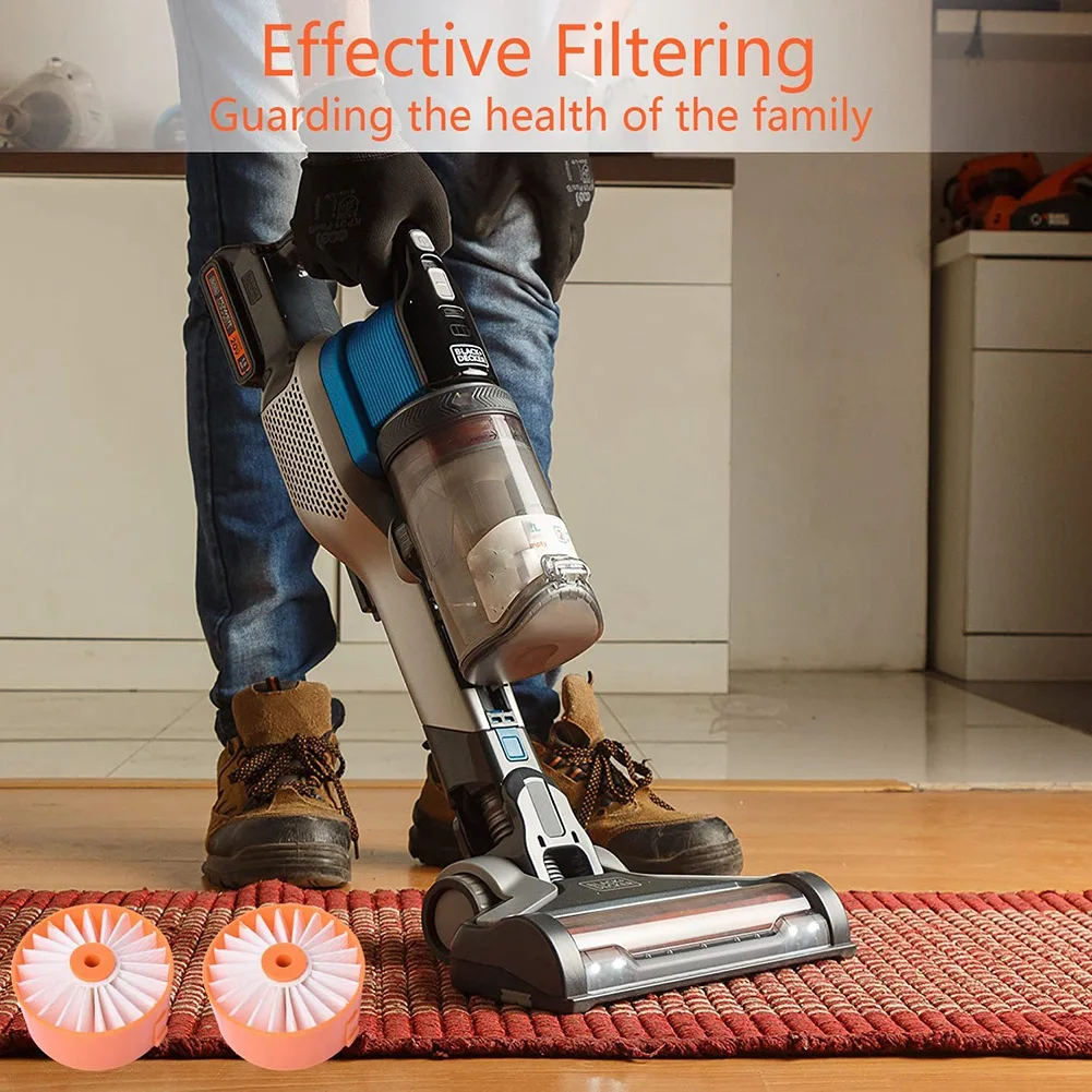 Запасные части HEPA-фильтр совместимый с аксессуарами для пылесоса Black Decker BSVF1 BSV2020