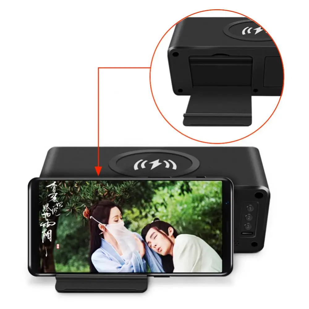 

Portable Digital Super Bass Function Thermometer Bluetooth Speakers For Boy Gift Bass Speakers Alarm Clock For Bedroom W26 Radio