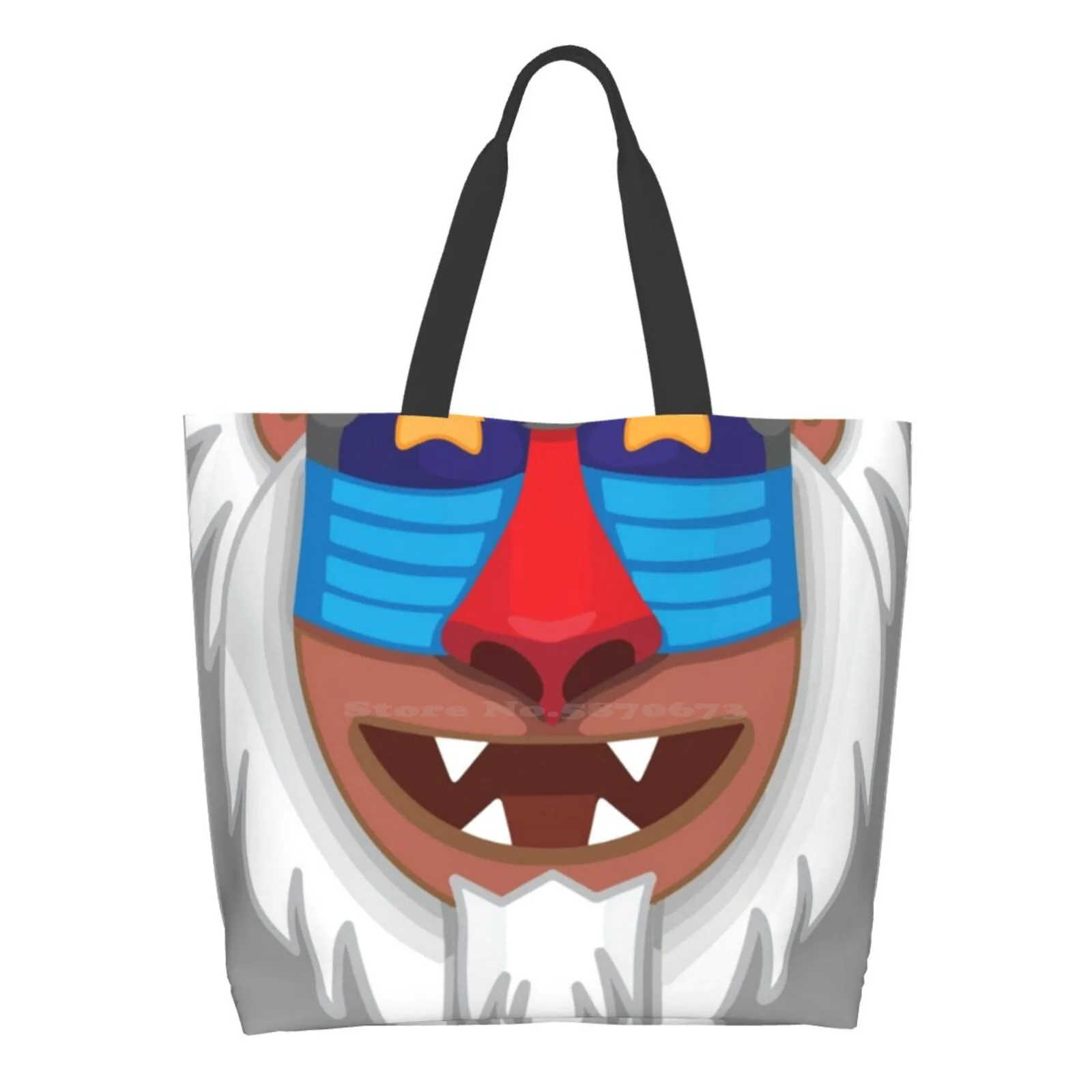 

Rafiki The Lion King High Quality Large Size Tote Bag Rafiki The Lion King Lion King King Cartoon Animal Face Cool Trendy Funny
