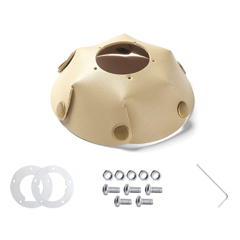 

Outdoor Camping Leather Spotlight Leather Cover, Waterproof Leather Lampshade Household Lamp Protection Cover