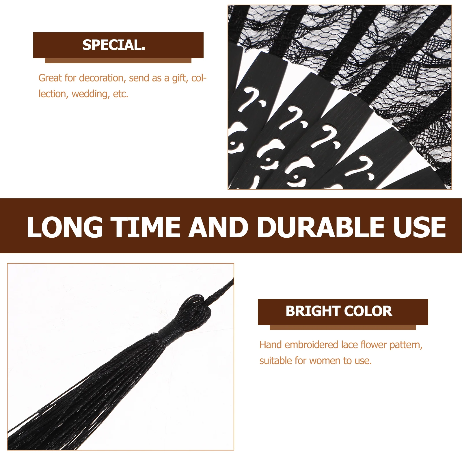 Кружевной складной веер свадебные украшения для церемонии шелковые женские