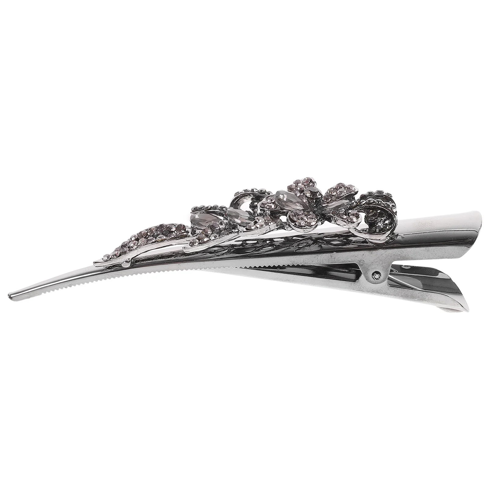 Hair Clips for Styling Billed Barrettes Cymbidium Women Fine Crystal Rhinestone Miss Bobby Pins