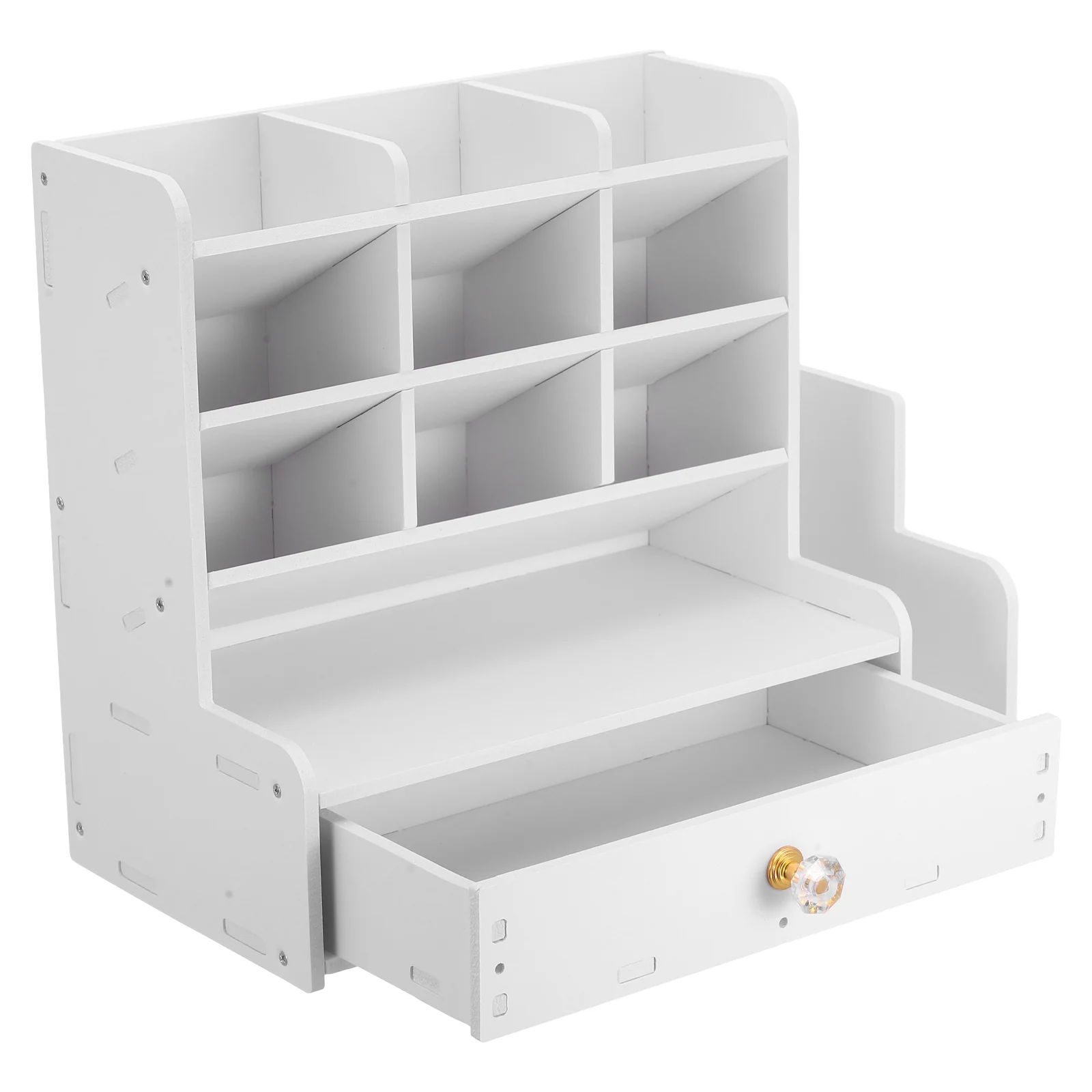 Стеллаж для хранения канцелярских принадлежностей полка декоративный маркер