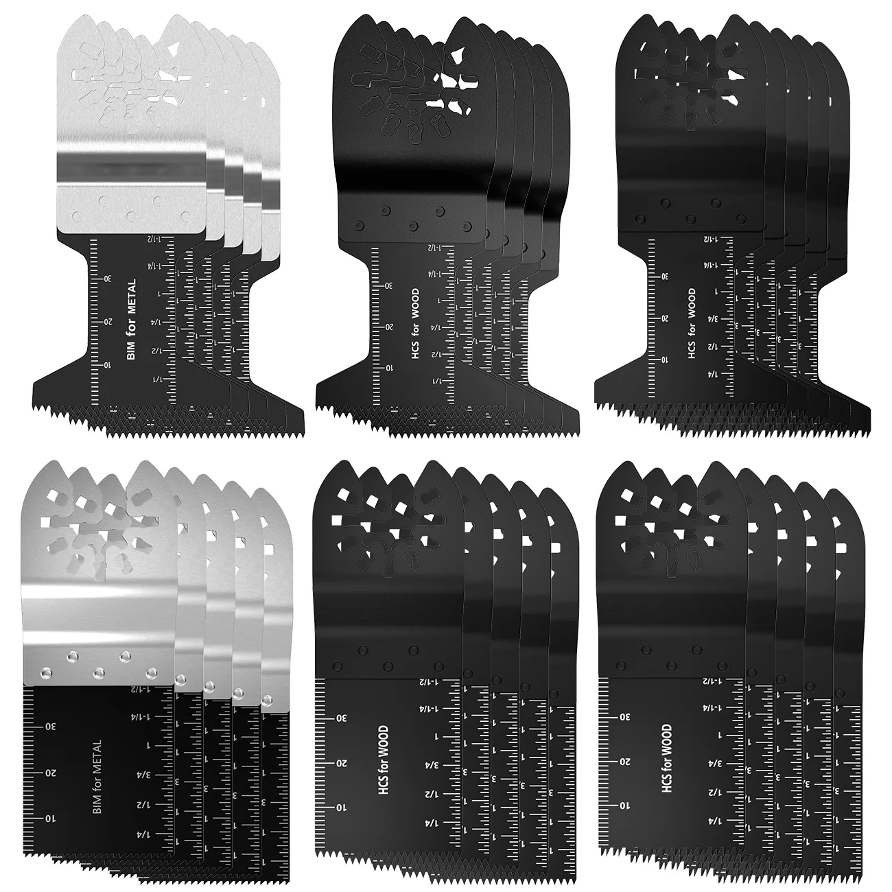 

30pcs Oscillating Multi Tool Saw Blade for Fein Bosch Multimaster Makita Bosch Cutting Wood Tools for Renovator Power Blades