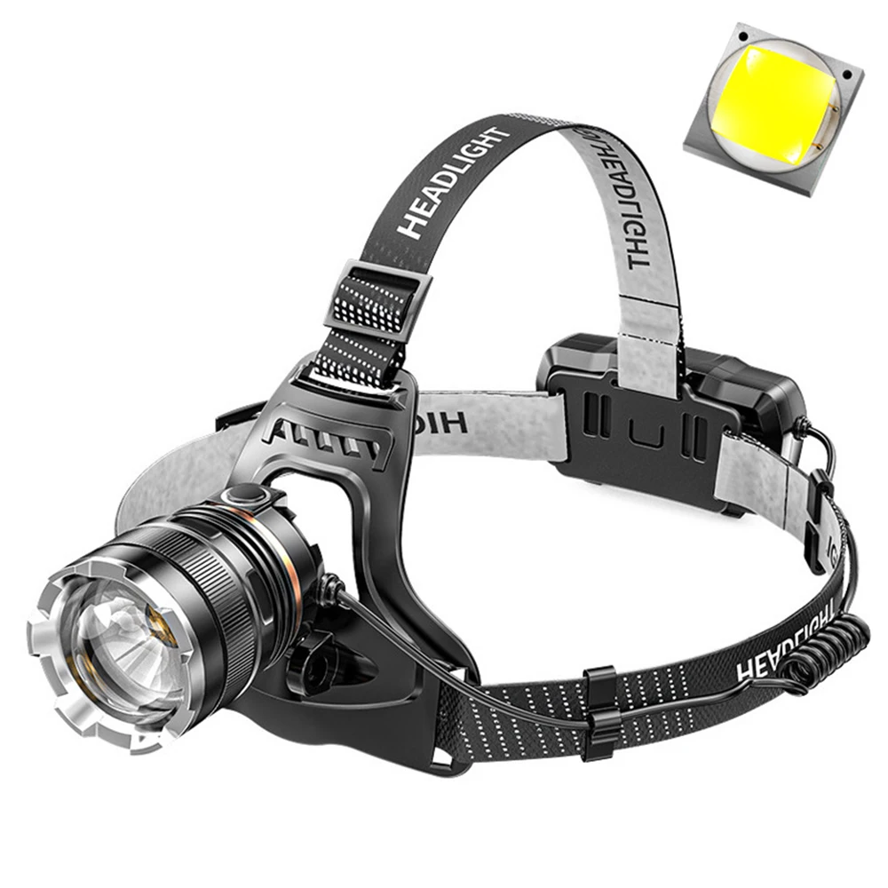 

Waterproof Head Light XHP50 LED Sensor Headlamp Rechargeable Fishing Searching Camping Head Flashlight Zoom Lantern 2023