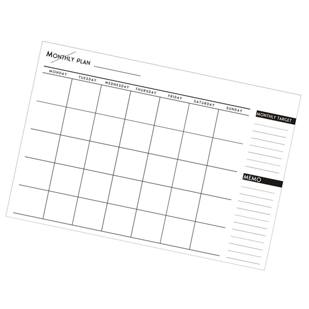 

12 Pcs Schedule Office Calendar List Pad Monthly Planner Do Memo Schedules Work