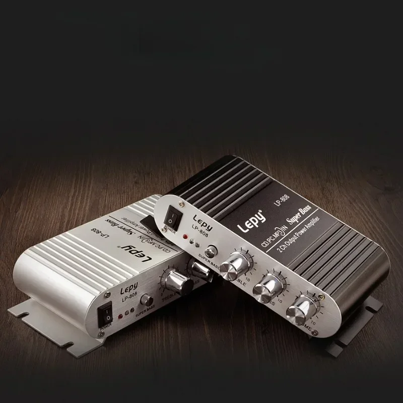 Усилитель Treble Bass Balance Регулировка громкости с USB-портом FM 12 В