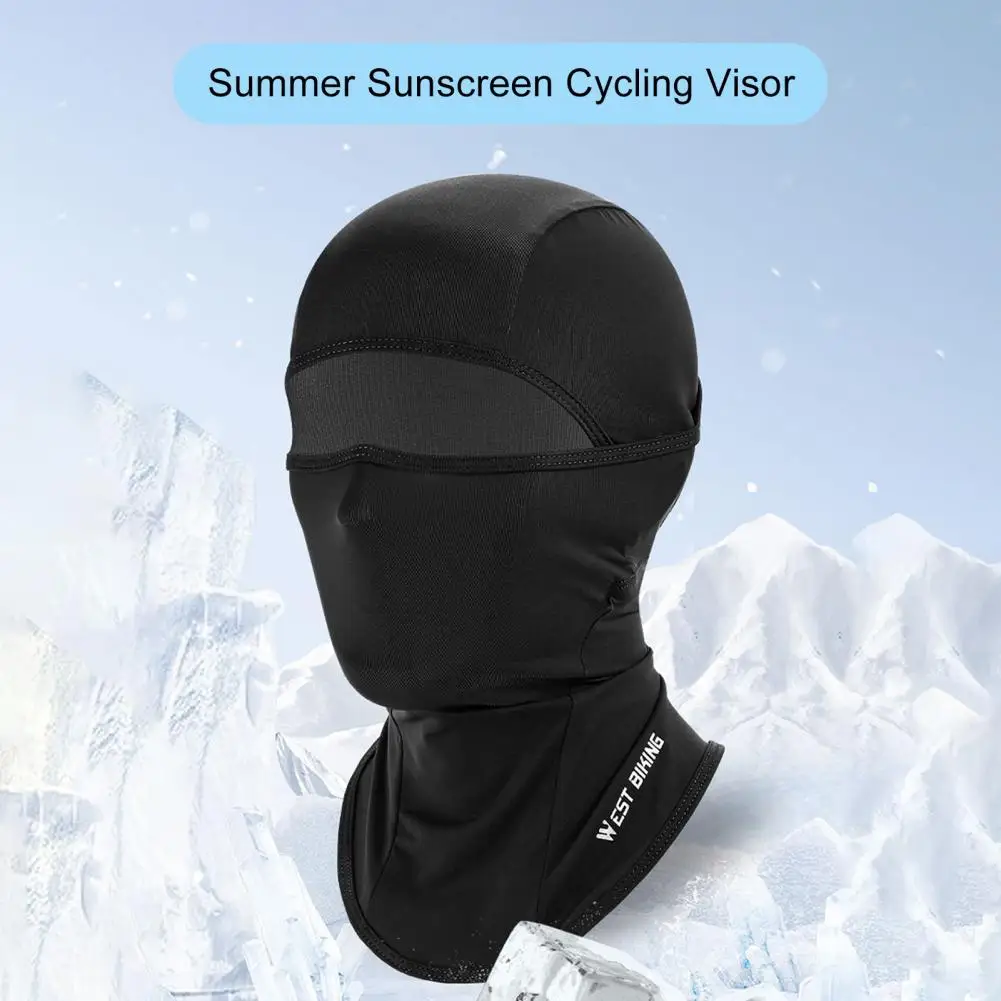 

Cycling Headgear No Fading Anti-UV Ice Silk Tear-resistant Motorbike Headwear Outdoor Sports