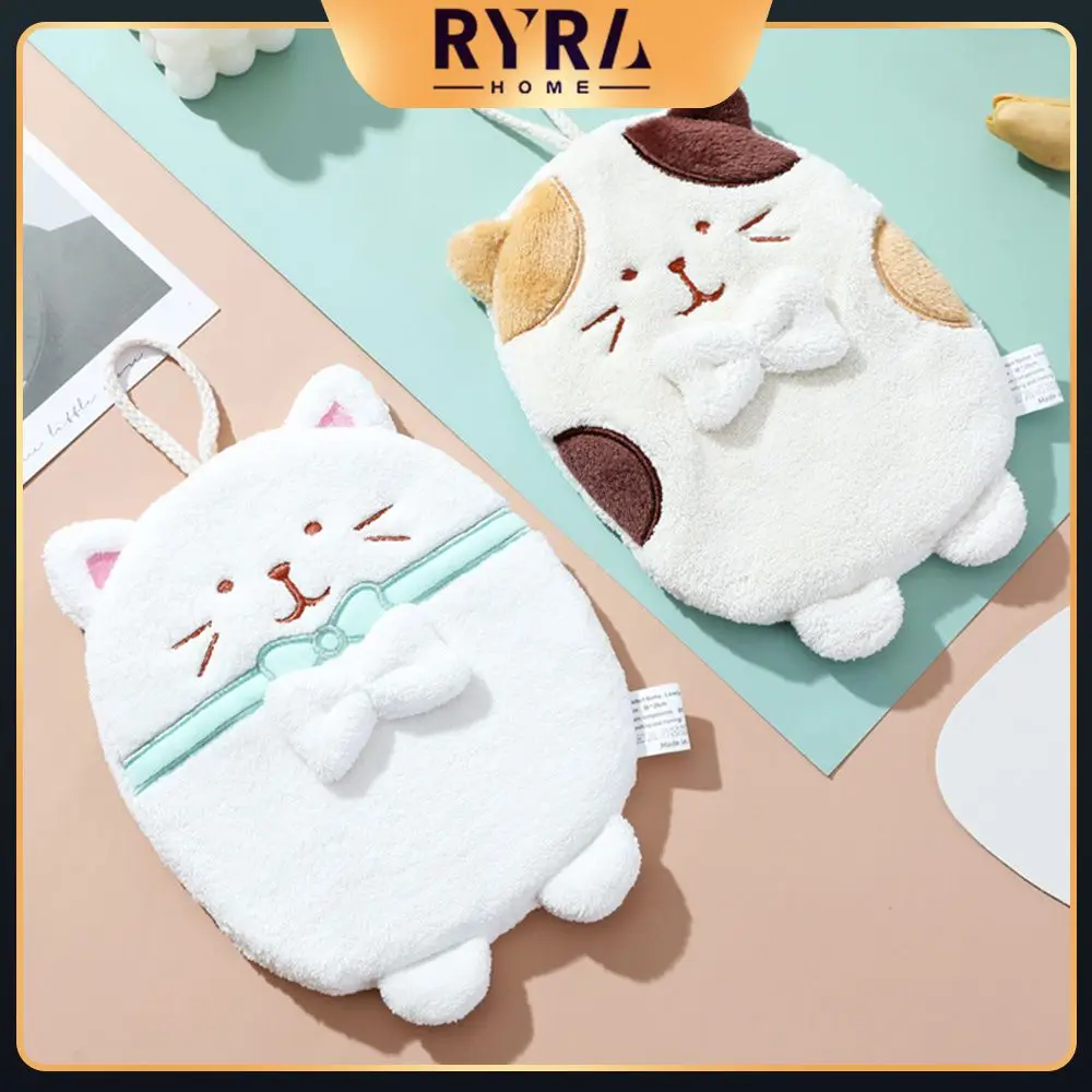 

Cat Hand Towel Goose Towels Hand Towel Washcloth For Children Kids Cute Samll Towels Strong Water Absorption Children Cartoon