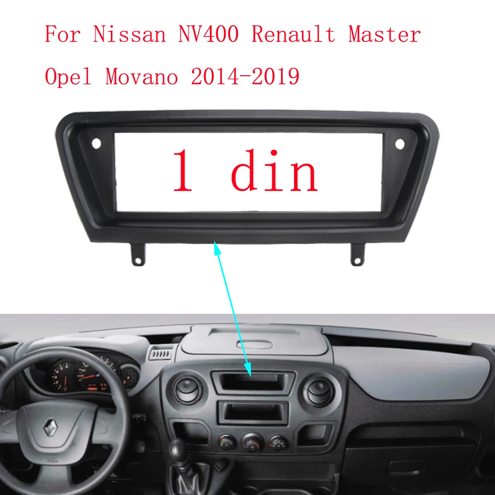 Для Nissan NV400 Renault Master Opel Movano 2014-2019 автомобильная рама радиоприемника лицевой