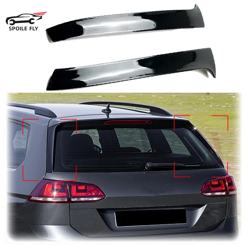 

Боковой спойлер на заднее стекло для Volkswagen Golf 7 R, 2014-2018, 2 шт.